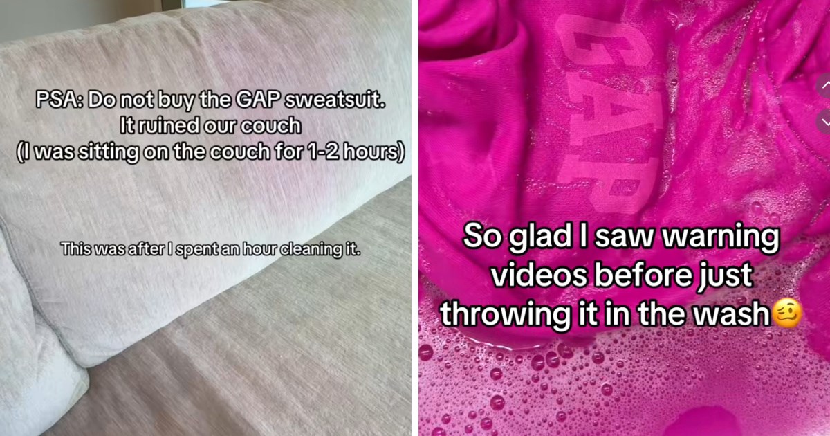 Trenirka iz Gapa uništila joj je kauč. Nije jedina