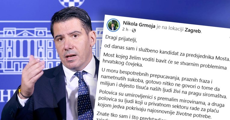 Grmoja postaje šef Mosta, u programu spominje "regulaciju radnog vremena majki"
