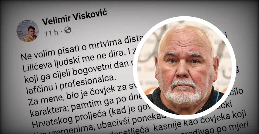 Velimir Visković: Smrt Lilićeva ljudski me ne dira