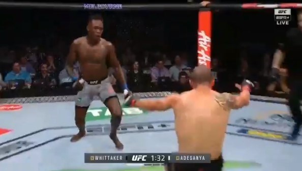 VIDEO UFC 243: Adesanya fantastičnim nokautom osvojio svjetsku titulu