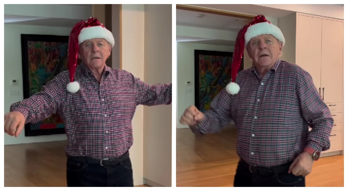 Anthony Hopkins postao je hit na društvenim mrežama zbog snimki koje objavljuje