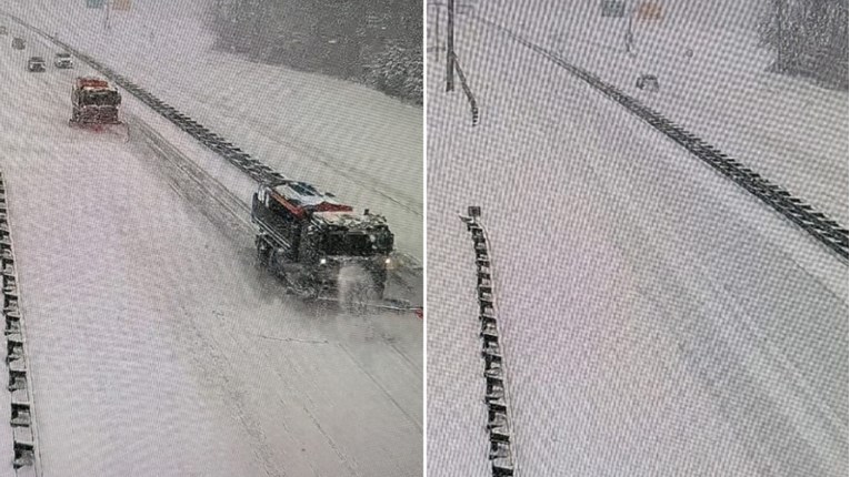 Pogledajte autocestu pet minuta nakon što prođu ralice