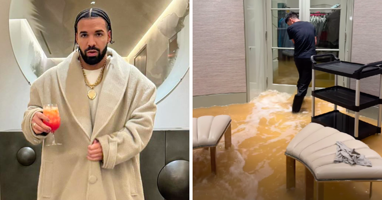 Drake objavio video poplave u svojoj vili: "Bolje bi bilo da je ovo Espresso Martini"