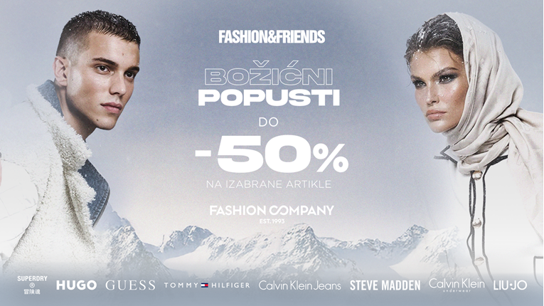 Božićni popusti su stigli! Do 50% na omiljene brendove u Fashion Company trgovinama