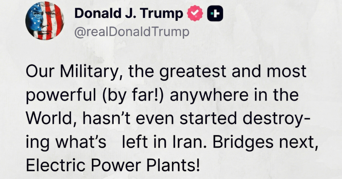 Trump prijeti Iranu: "Na redu su mostovi i elektrane"