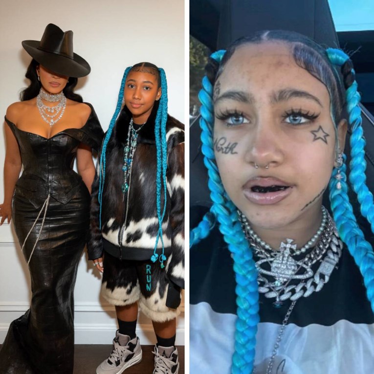 Kim Kardashian oglasila se o kritikama na račun izgleda kćeri North (12)