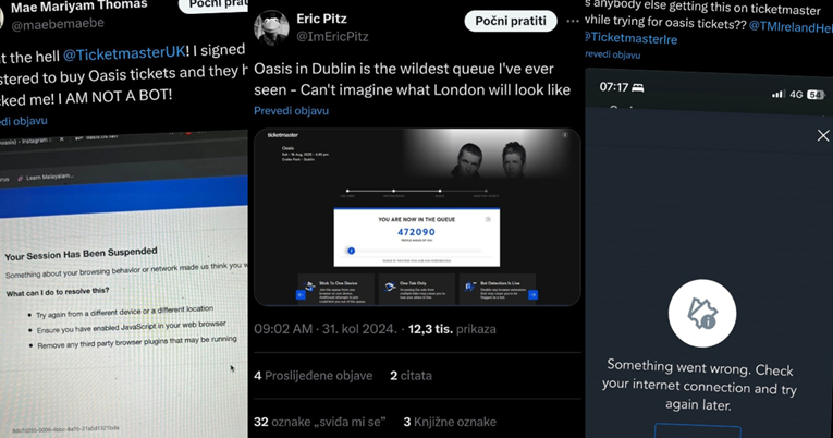 Kaos oko ulaznica za Oasis. Redovi su ogromni, karte se preprodaju za 12.500 eura