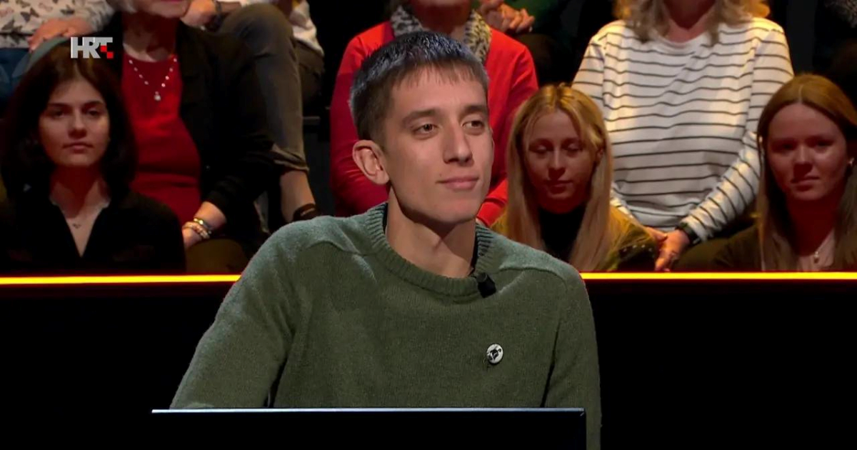 Maturant Đuro iz Zagreba briljirao u Milijunašu, točno odgovorio na 13 pitanja