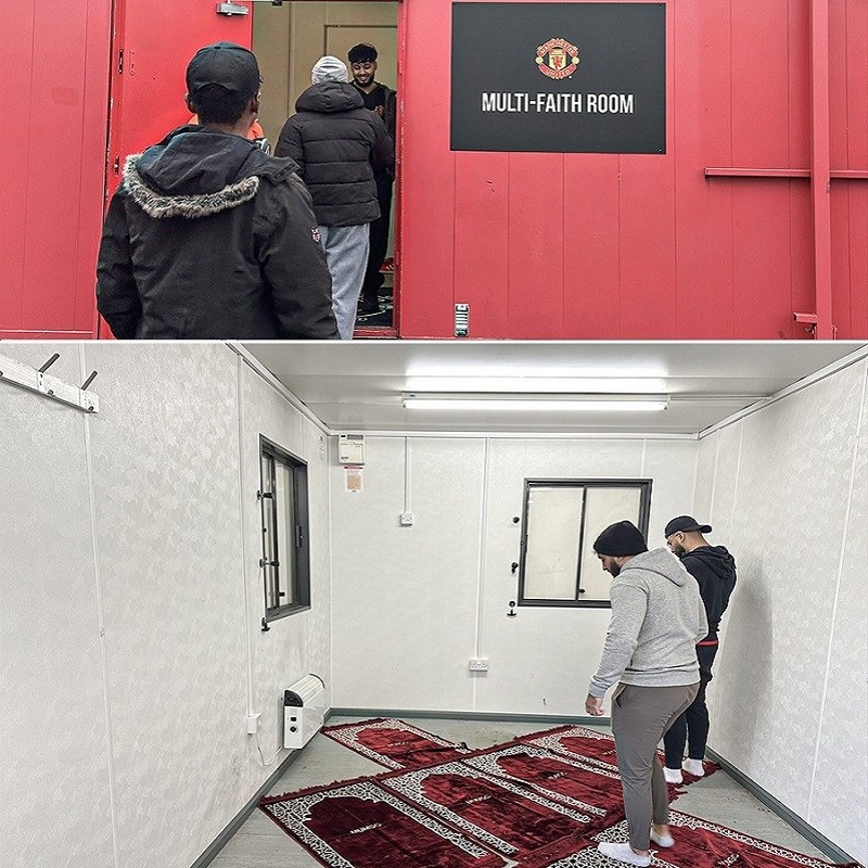 Manchester United otvorio sobu za molitvu svima. Muslimanski navijači donirali tepihe