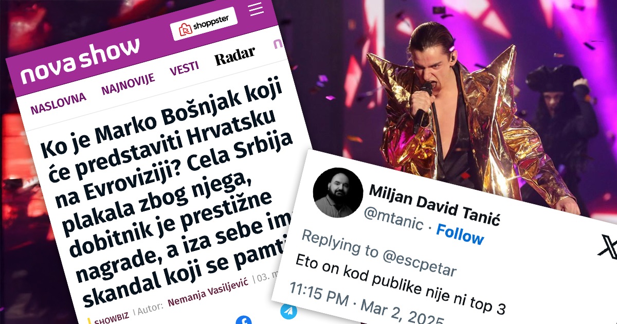 "Cijela Srbija je plakala zbog njega": Pogledajte što Srbi pišu o Marku Bošnjaku