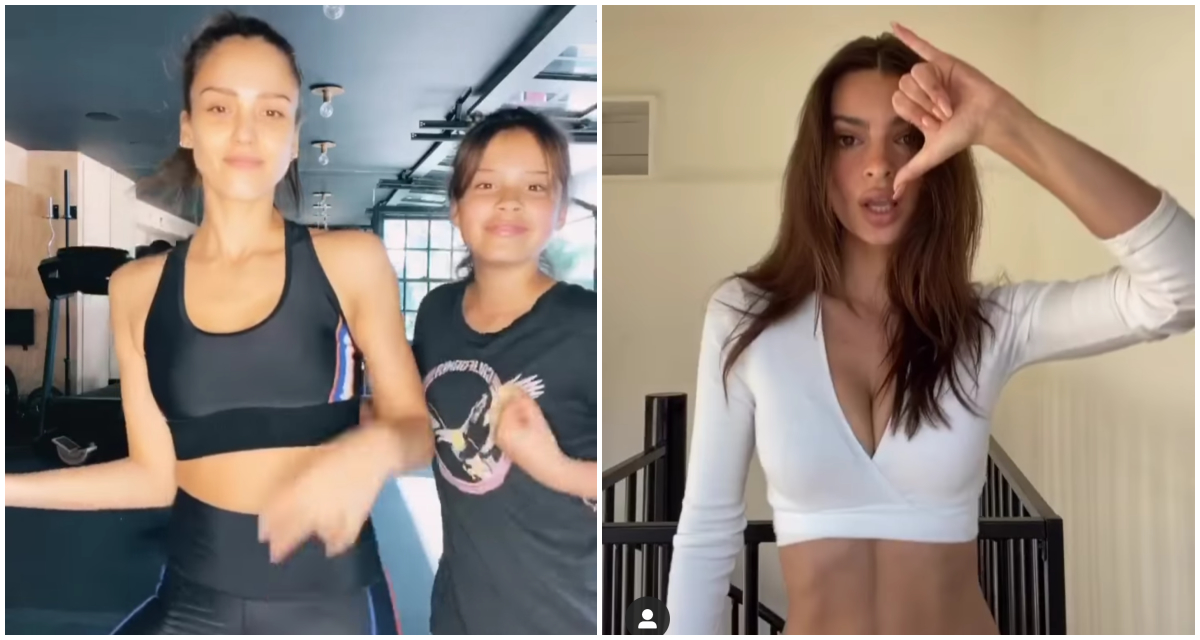 Jessica Alba i Emily Ratajkowski na TikToku pokazale zavidne plesne pokrete
