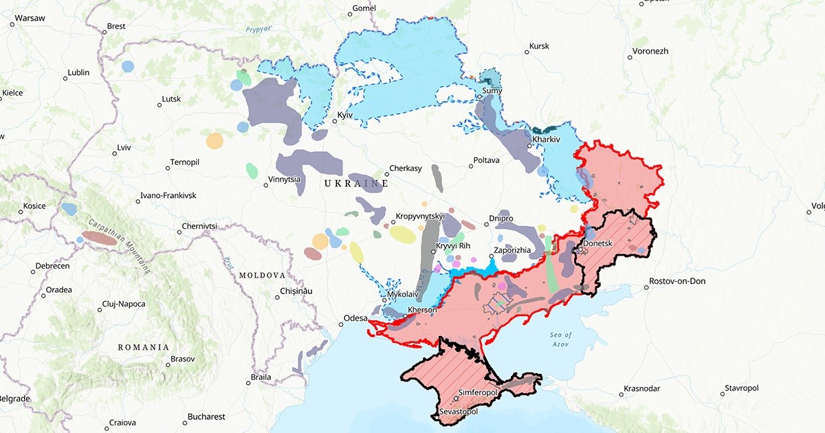 Pogledajte karte. Ovako bi Ukrajina izgledala prema Trumpovom planu za kraj rata