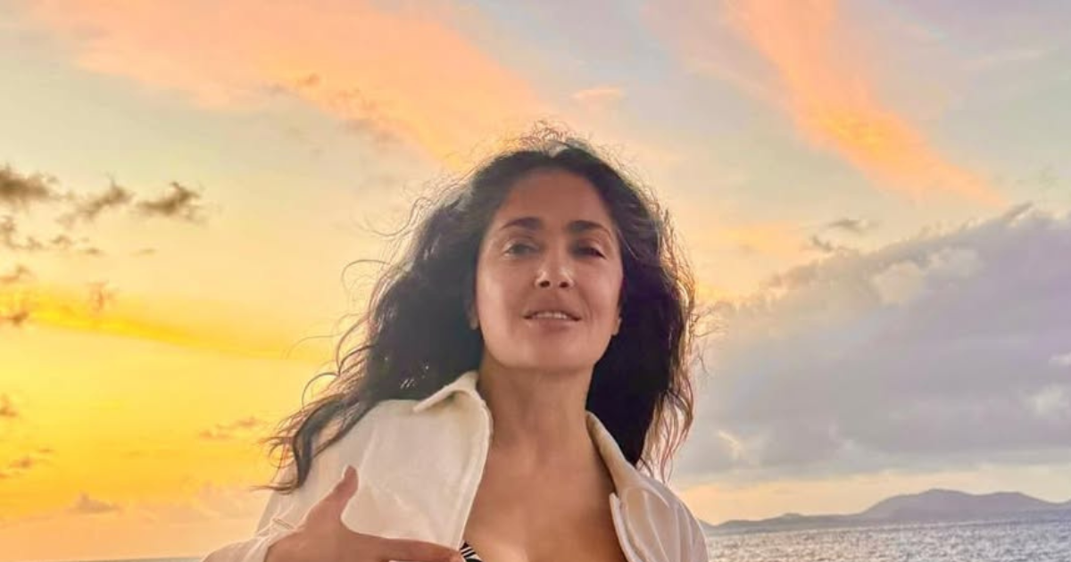 Salma Hayek ne boji se starenja, u novoj objavi pokazala sijede i lice bez šminke