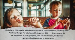 Roditelje šokirao račun: Restoran im naplatio 50 dolara zbog ružnog ponašanja djece