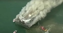 VIDEO Izbio veliki požar na povijesnom pristaništu u Kaliforniji