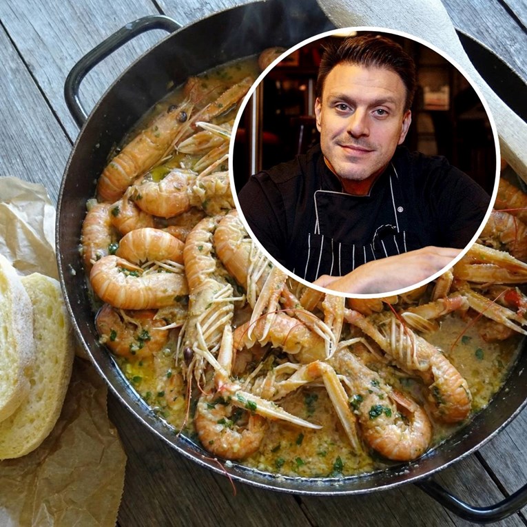 Mate Janković objavio recept za škampe na buzaru (treba vam samo pola sata)