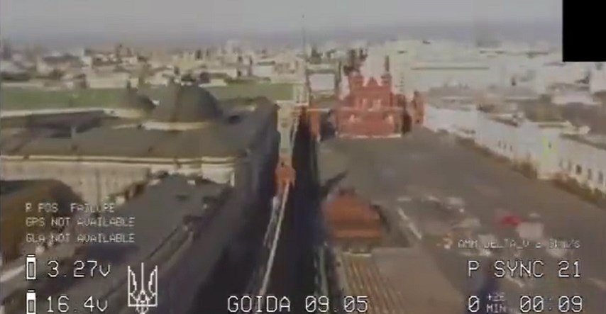 VIDEO Geraščenko: Ukrajinski dron mirno leti iznad Moskve. Vatromet 9. svibnja?