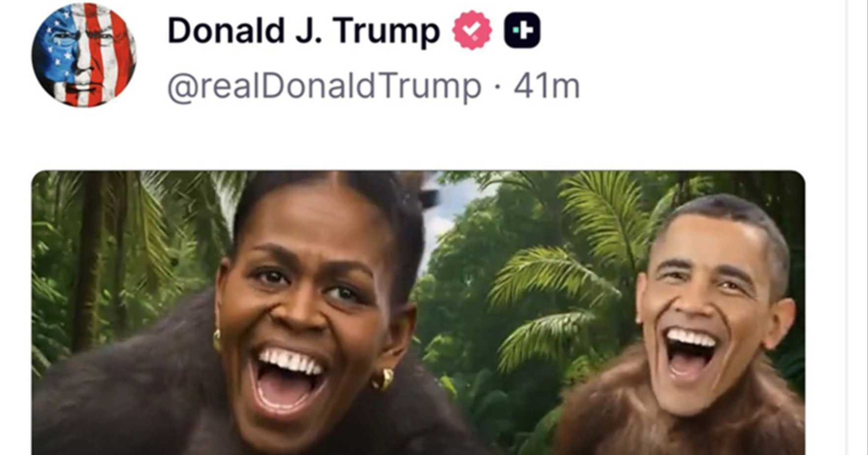 Trump se i dalje ne želi ispričati za video s Obamama kao majmunima