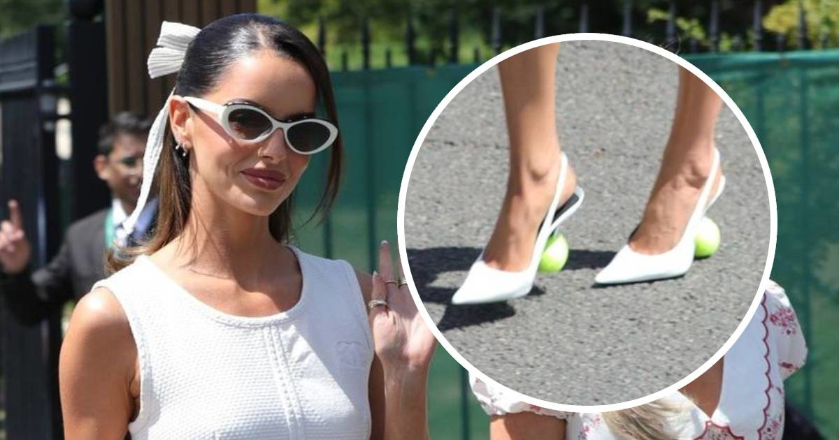 Maura Higgins na Wimbledonu ukrala pažnju neobičnim cipelama