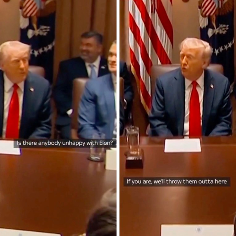 VIDEO Trump ministrima: Je li netko nezadovoljan Elonom? Ako jest, izbacit ćemo ga