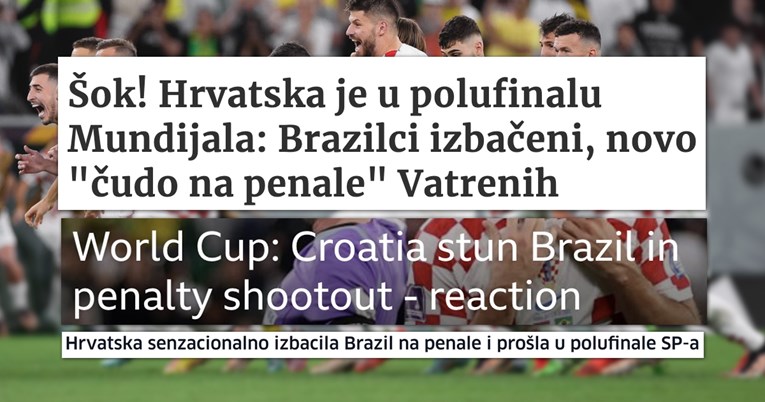 Evo što pišu svjetski mediji nakon prolaska Hrvatske