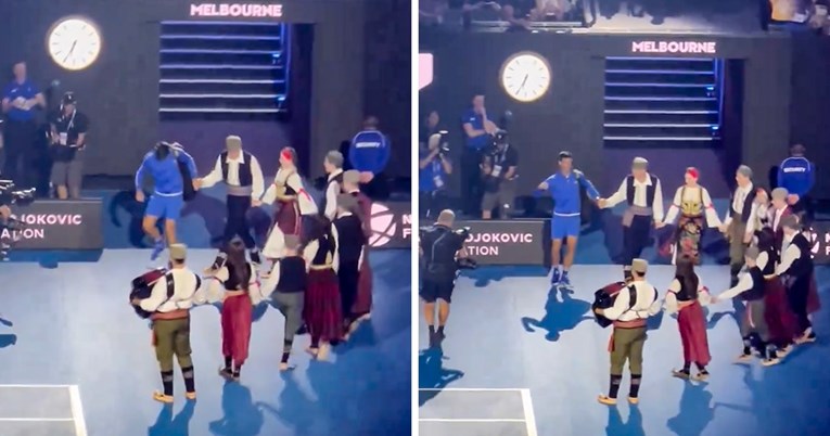 Đokovićev šou u Melbourneu. Pogledajte kako je plesao kolo na terenu