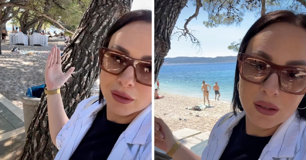 Srpska influencerica oduševljena hrvatskom plažom: "Ljepša mi je i od Maldiva"