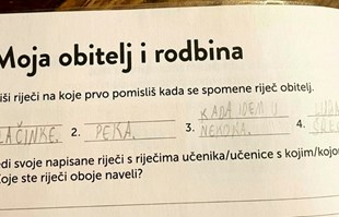Učenici u Dalmaciji imali zadatak o obitelji, jedan odgovor oduševio je internet