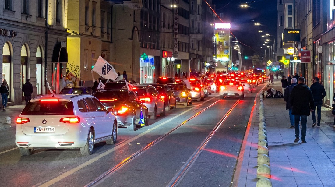 VIDEO Sarajevo gorjelo od slavlja nakon prve utakmice BiH na SP-u