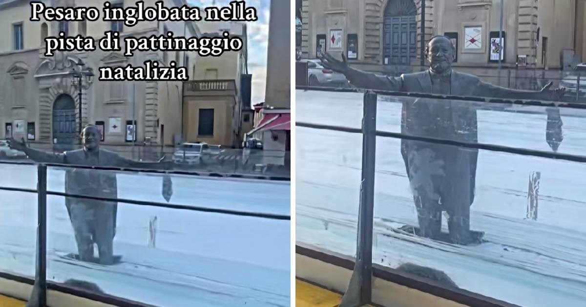 U Italiji stavili klizalište oko kipa Pavarottija. Udovica bijesna, grad se ispričao