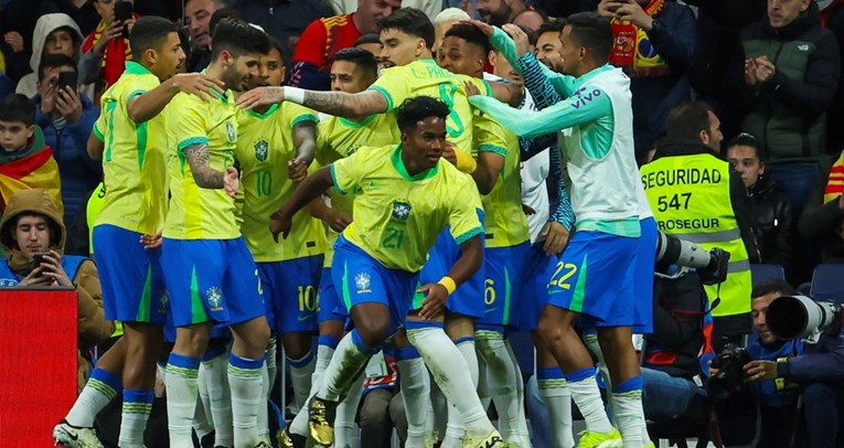 VIDEO Brazilci plesali i žestoko slavili remi u prijateljskoj utakmici