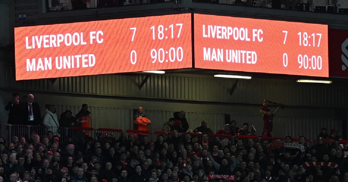 LIVERPOOL - MAN. UNITED 7:0 Najteži poraz u povijesti Uniteda