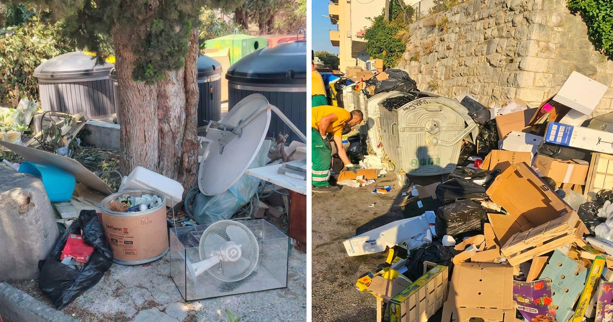Pogledajte kako se ljudi rješavaju glomaznog otpada po Splitu