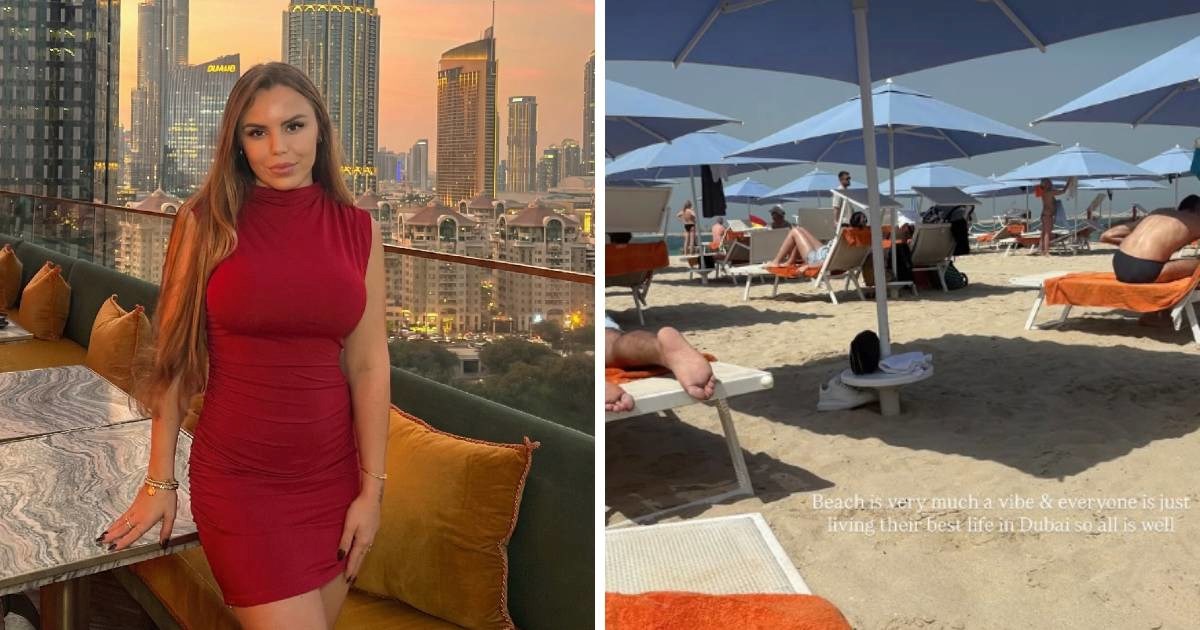 Influencerica objavila da je na plažama Dubaija "odlična atmosfera", ljudi je napali
