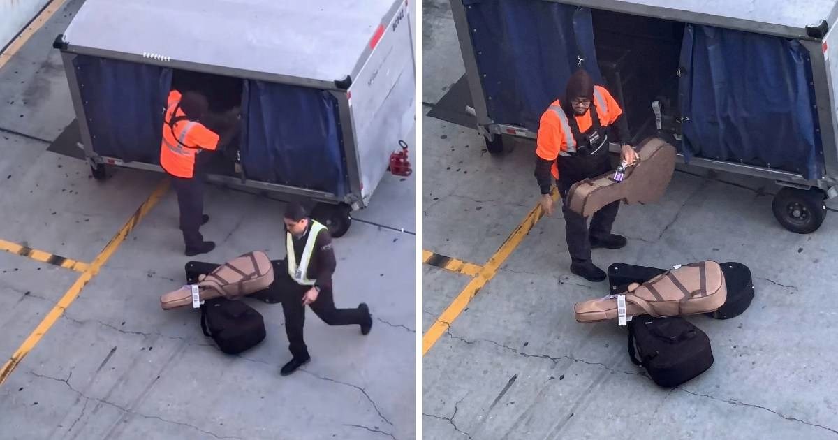 Ljudi ne mogu vjerovati što je radnik na aerodromu napravio s gitarama putnika