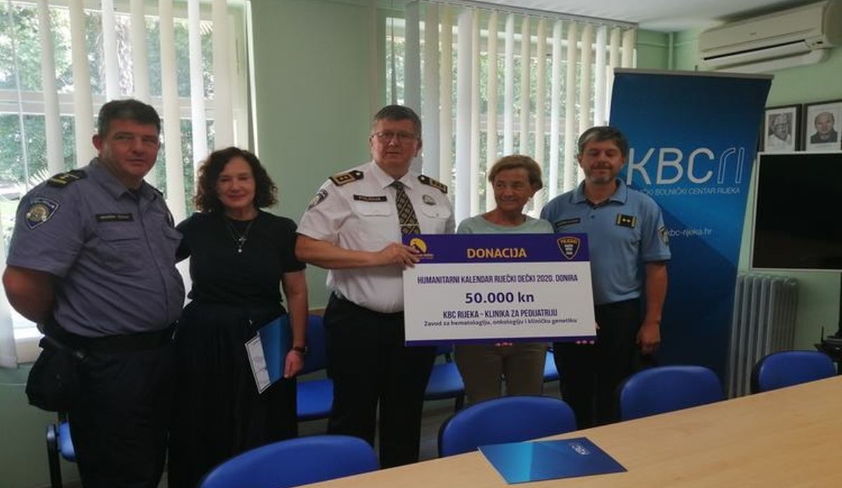 "Riječki dečki 2020": Policajci skupili 50.000 kuna za onkološko liječenje djece