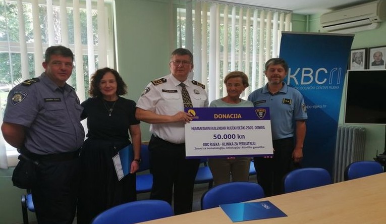 "Riječki dečki 2020": Policajci skupili 50.000 kuna za onkološko liječenje djece