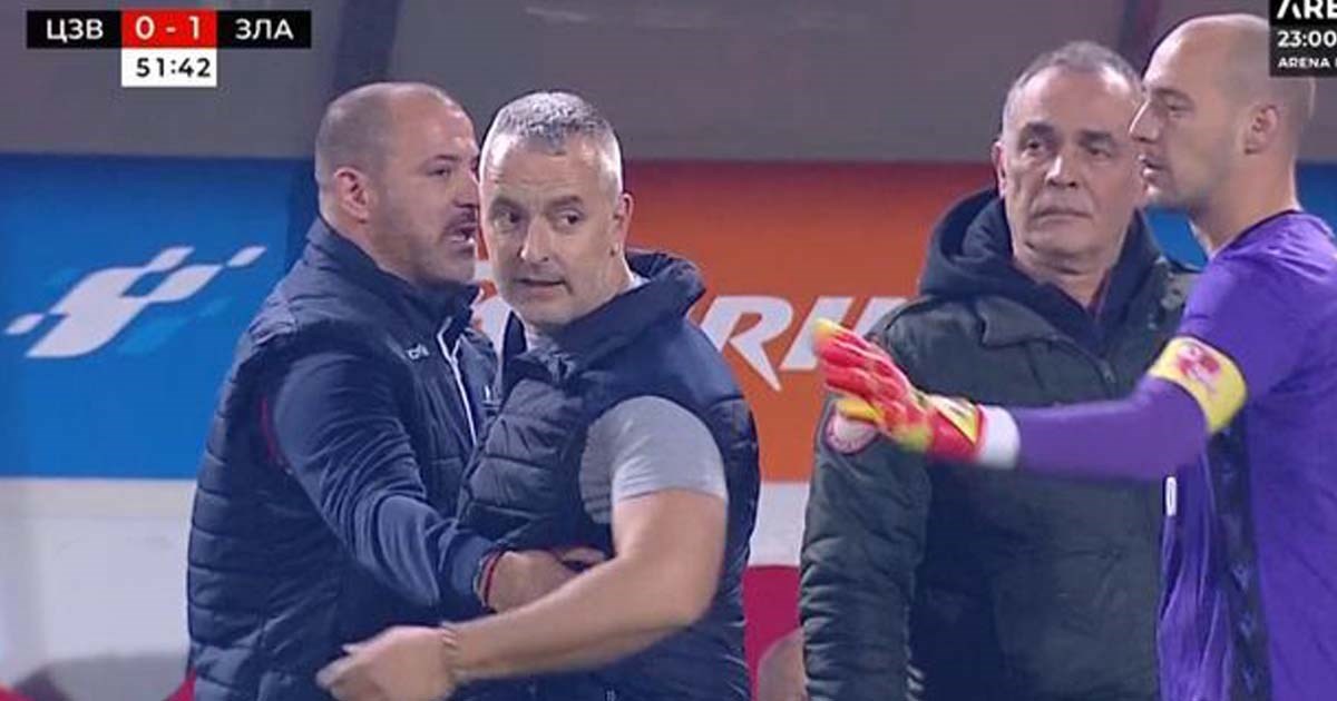 Vođa Delija usred utakmice ušao u teren i prekinuo susret pa zapalio baklju