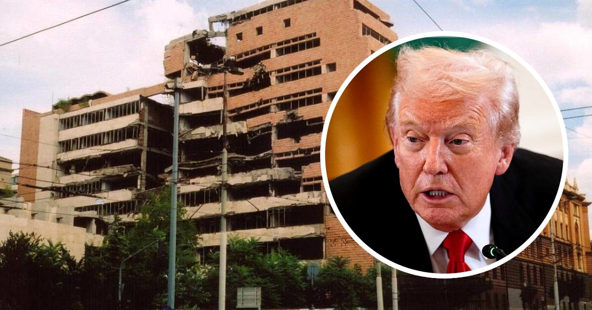 NATO je 1999. bombardirao Generalštab u Beogradu. Srbi ga sad ruše zbog Trumpa