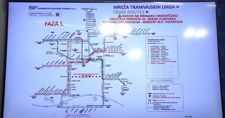 Grad Zagreb objavio sve detalje prometne regulacije oko koncerta Thompsona