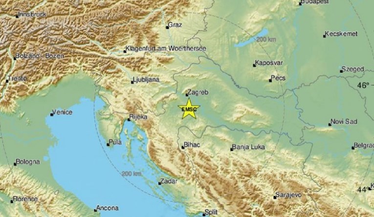 Potres od 2.9 po Richteru kod Velike Gorice
