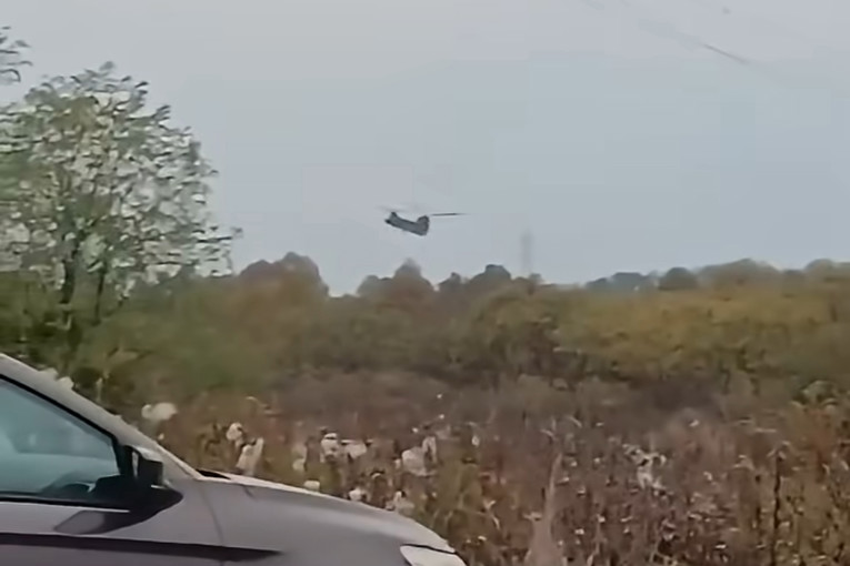 VIDEO Snimljen trenutak pada vojnog helikoptera u BiH