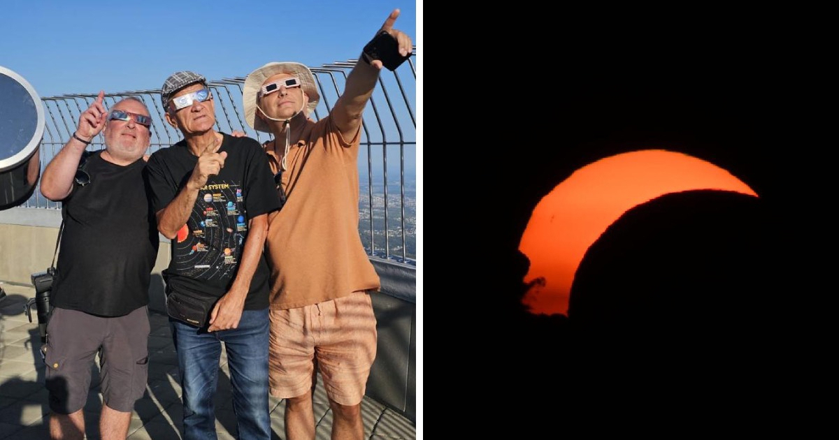 FOTO Sljeme je bilo idealno mjesto za gledanje pomrčine Sunca