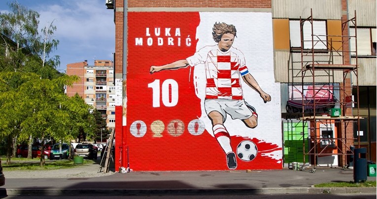 VIDEO Luka Modrić dobio mural u Zagrebu