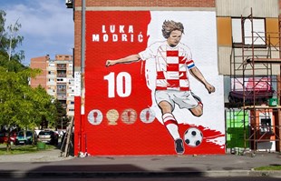 Pogledajte novi mural u Zagrebu posvećen Luki Modriću