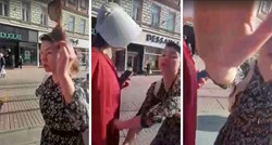Nova snimka: Ovako su žene napale prosvjednicu protiv klečavaca dok je stizala na Trg