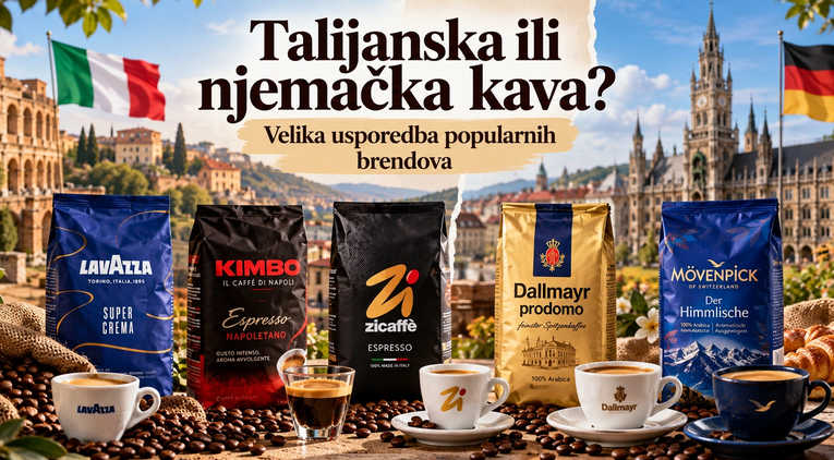 Talijanska ili njemačka kava? Velika usporedba popularnih brendova