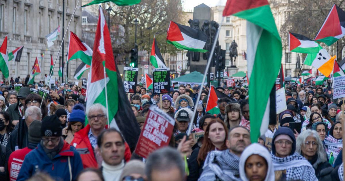 Na propalestinskom prosvjedu u Londonu pozivali na "intifadu". Uhićeni su