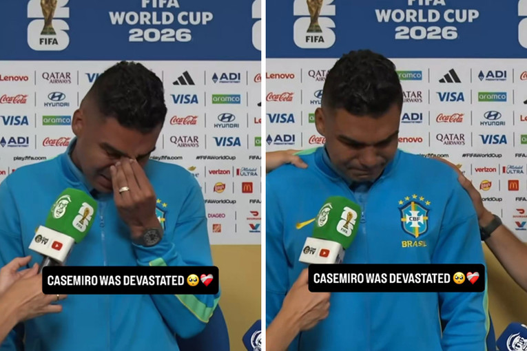 Casemiro nije mogao prestati plakati nakon ispadanja: Razočarali smo sve Brazilce