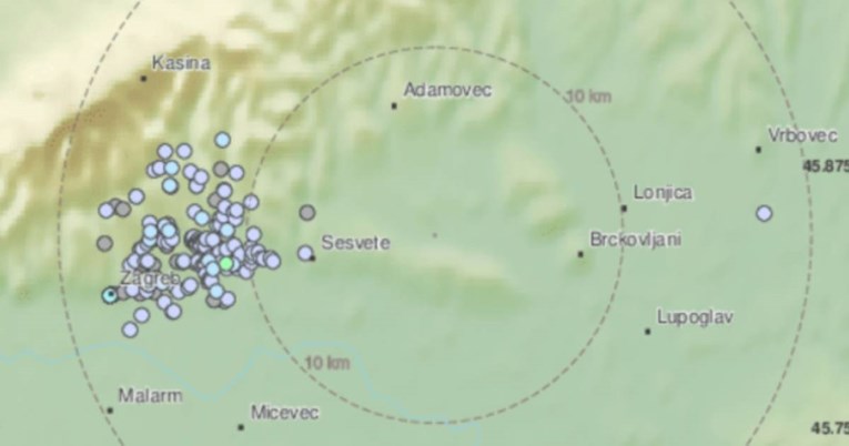 Još jedan slabiji potres zabilježen u Zagrebu